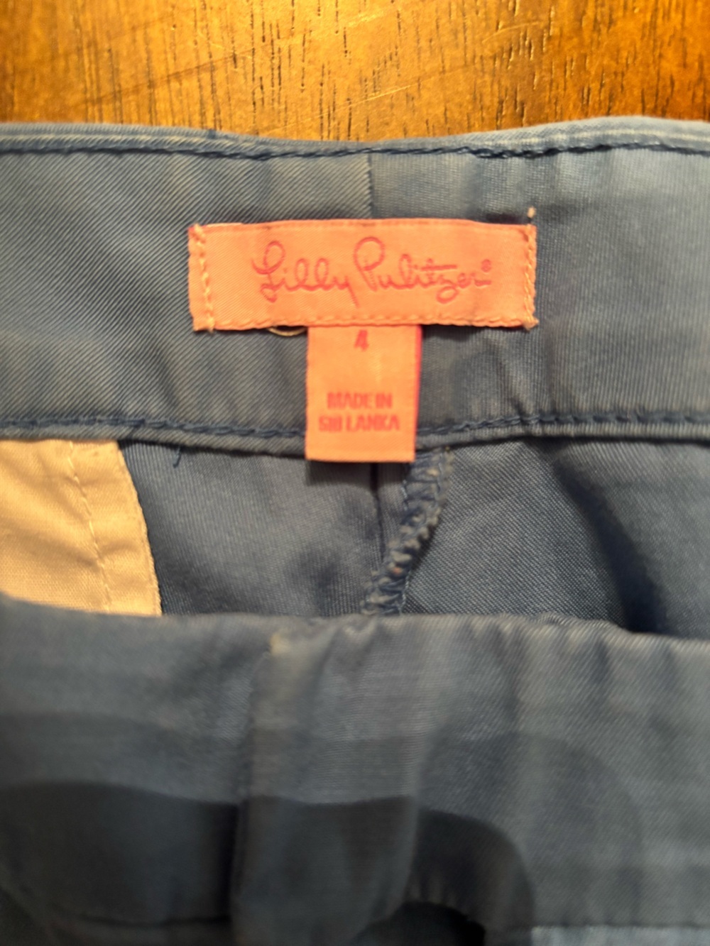 Lilly Pulitzer Light Blue Men’s Chinos - Picture 4 of 4